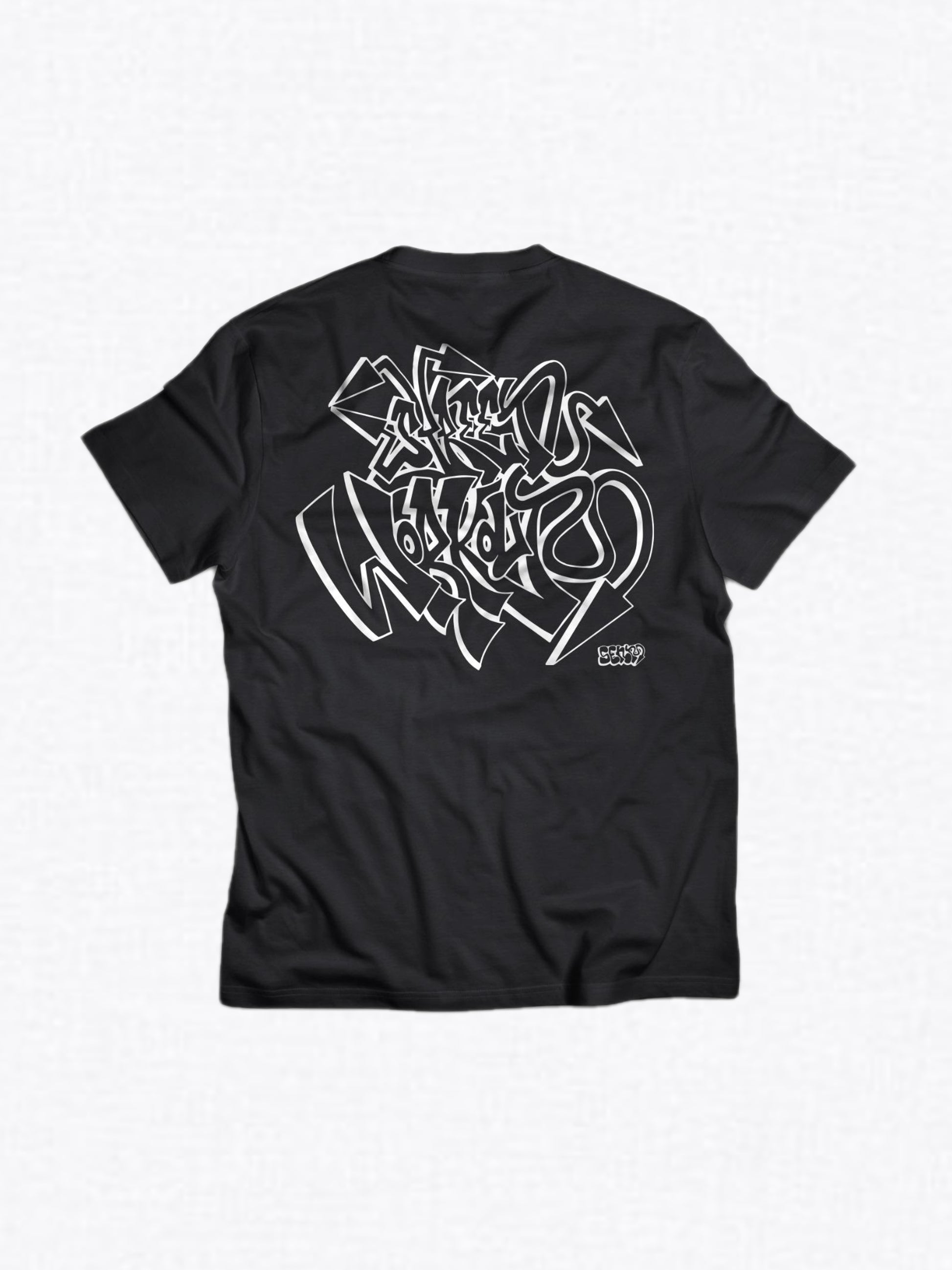 CAMISETA MANGA CORTA NEGRA - STREET WORKOUT X SENT