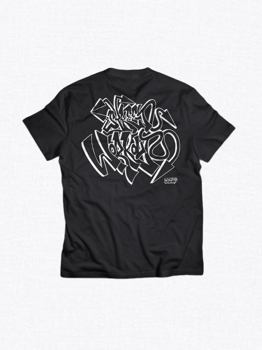 CAMISETA MANGA CORTA NEGRA - STREET WORKOUT X SENT