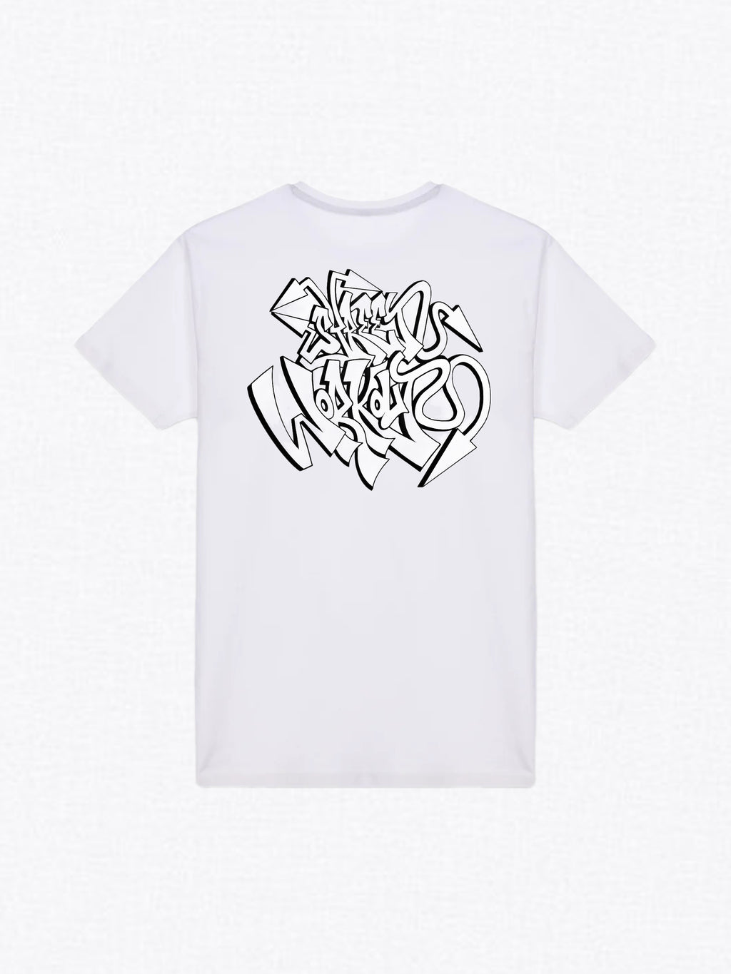 CAMISETA MANGA CORTA BLANCA - STREET WORKOUT X SENT