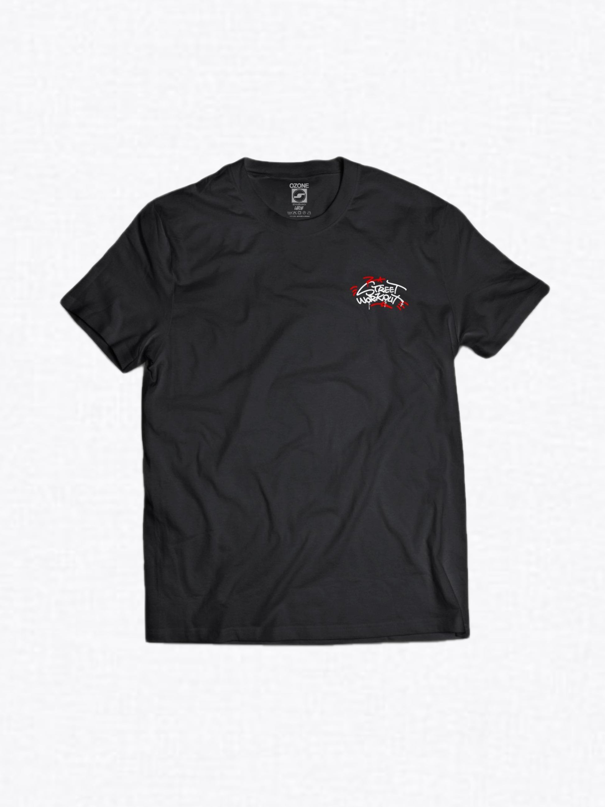 CAMISETA MANGA CORTA NEGRA - STREET WORKOUT X SENT
