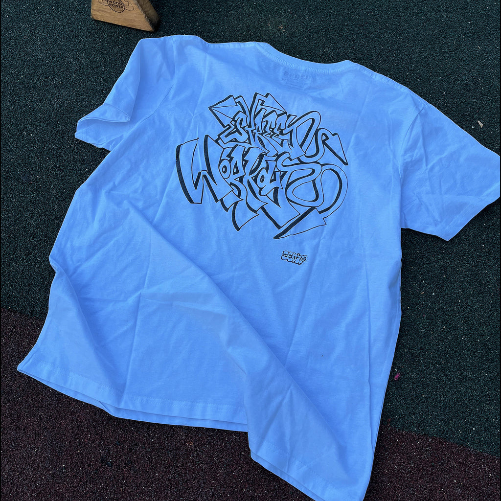 CAMISETA MANGA CORTA BLANCA - STREET WORKOUT X SENT