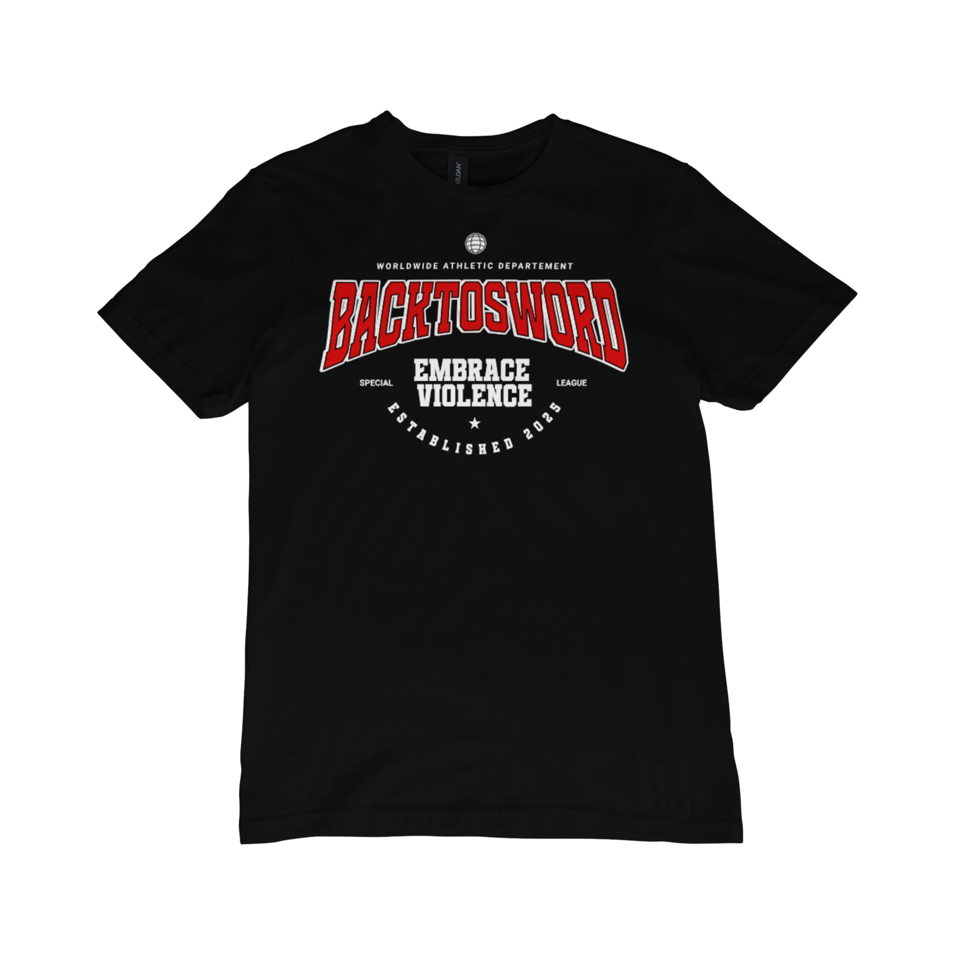 CAMISETA MANGA CORTA NEGRA HUSTLE HARDER | DROP 01 - EMBRACE VIOLENCE